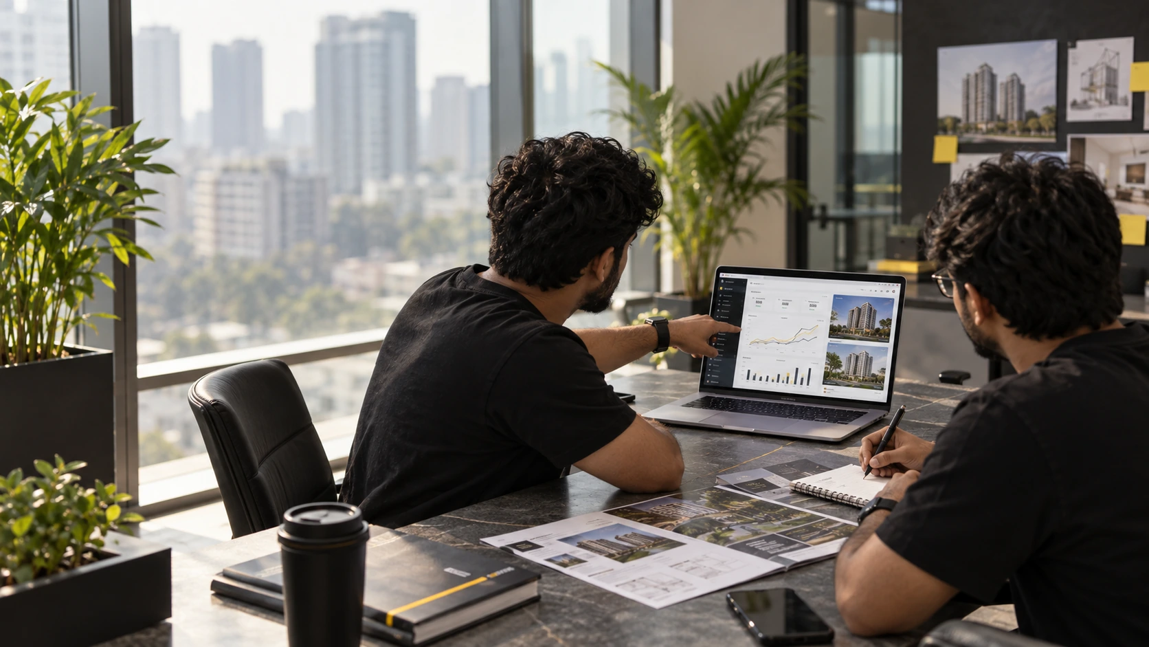 Soocialhaus team planning a real estate growth strategy