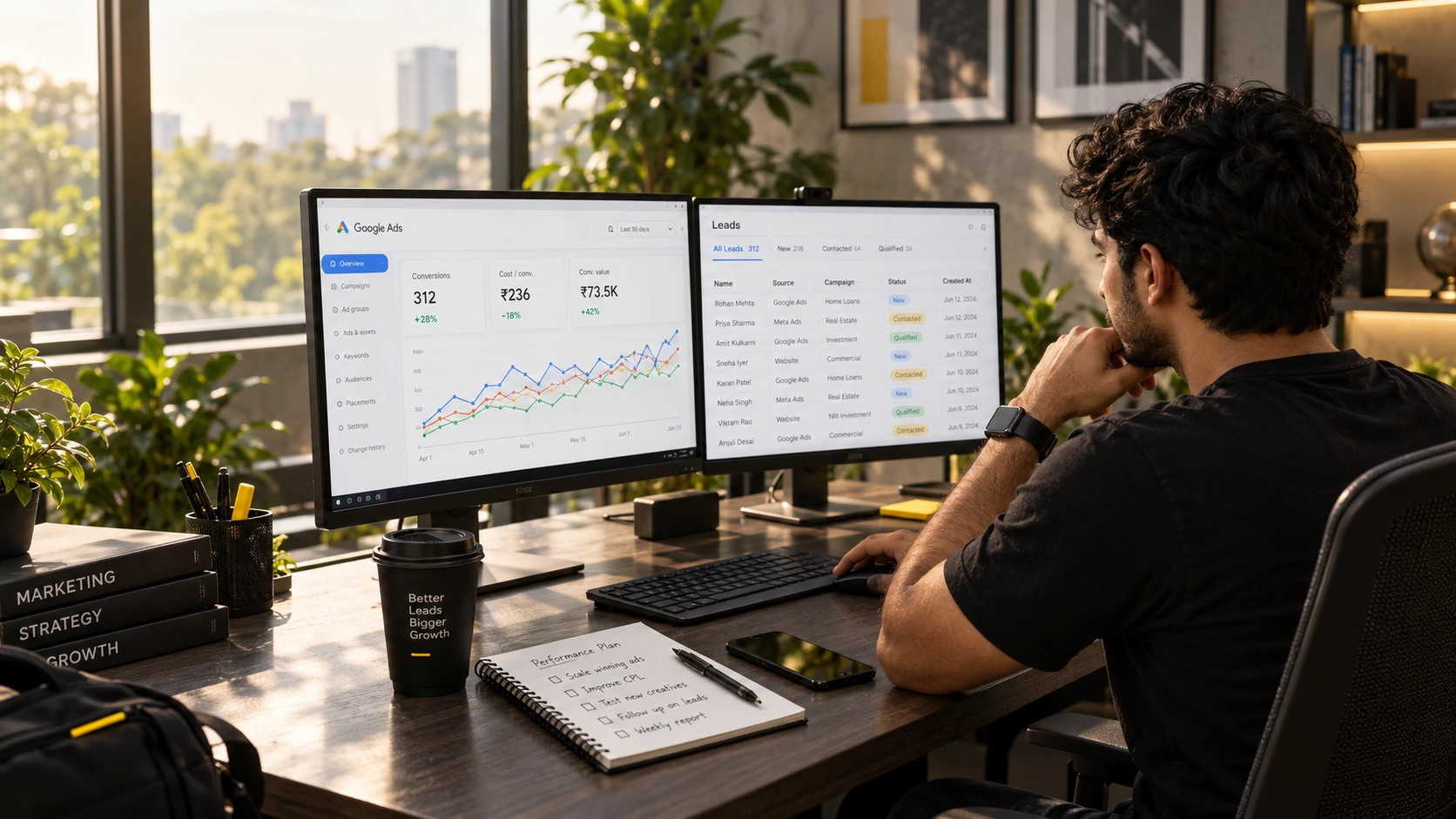 Performance advertising dashboard