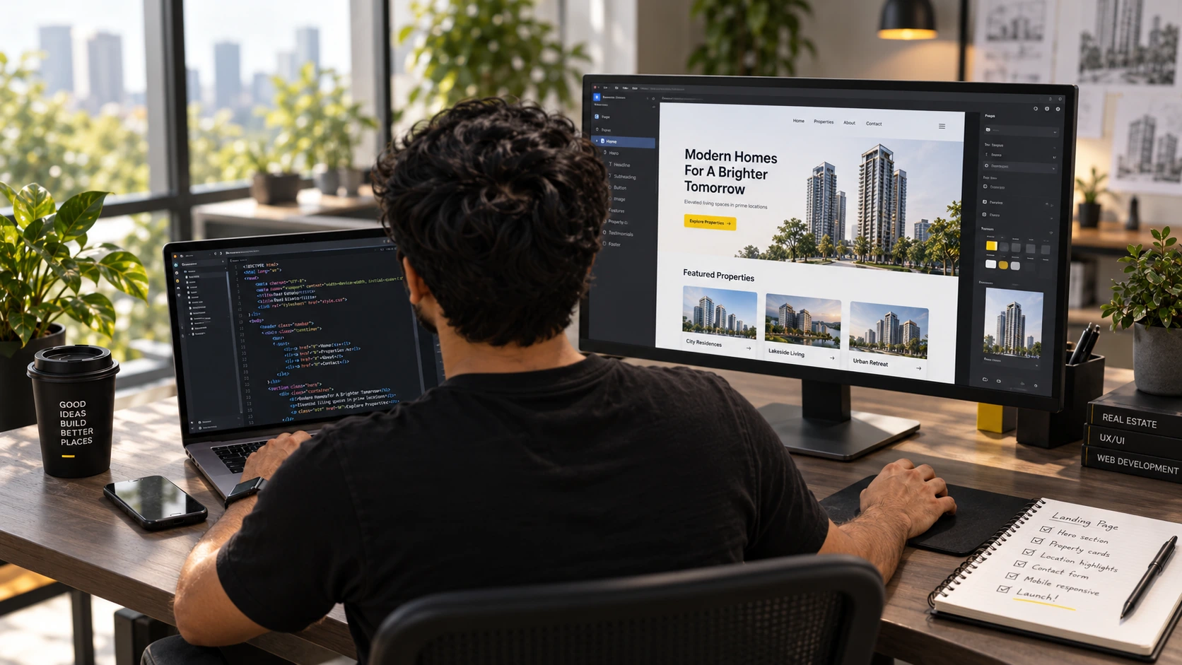 Real estate website development